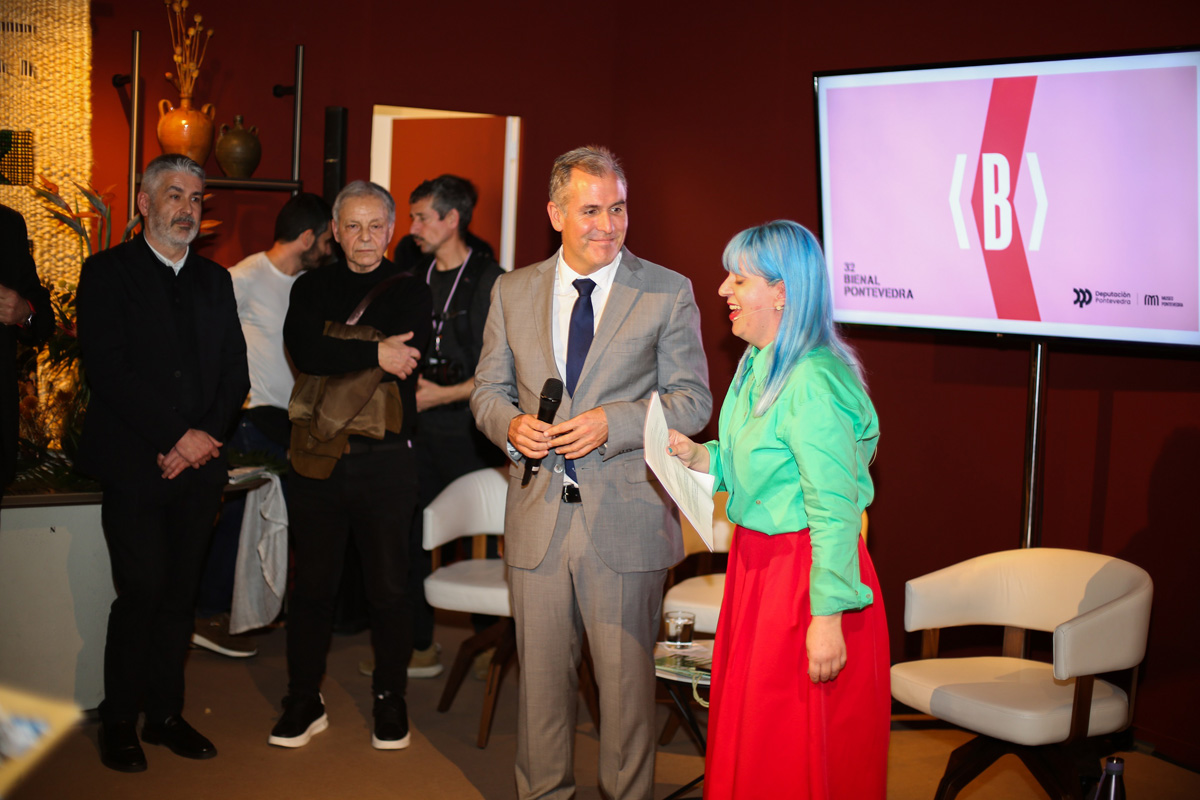 Rafa Domínguez presenta a Bienal de Pontevedra en ARCOmadrid